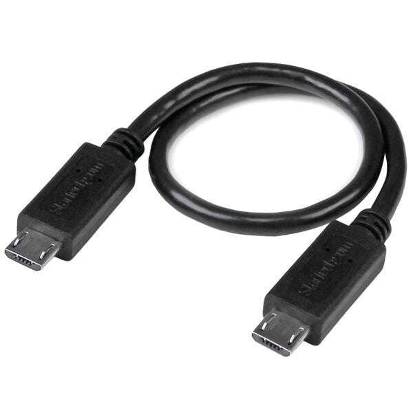 StarTech.com USB OTG Cable – Micro USB to Micro USB – M/M – 8 in.
