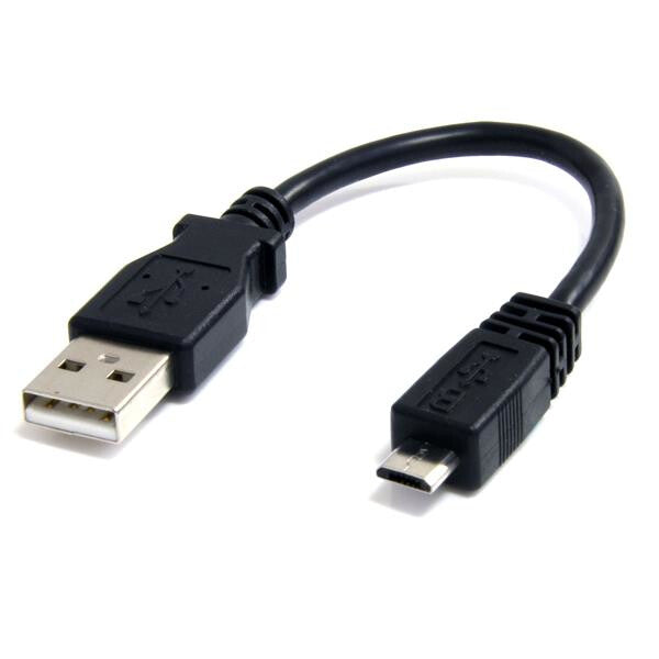 StarTech.com 6in Micro USB Cable – A to Micro B