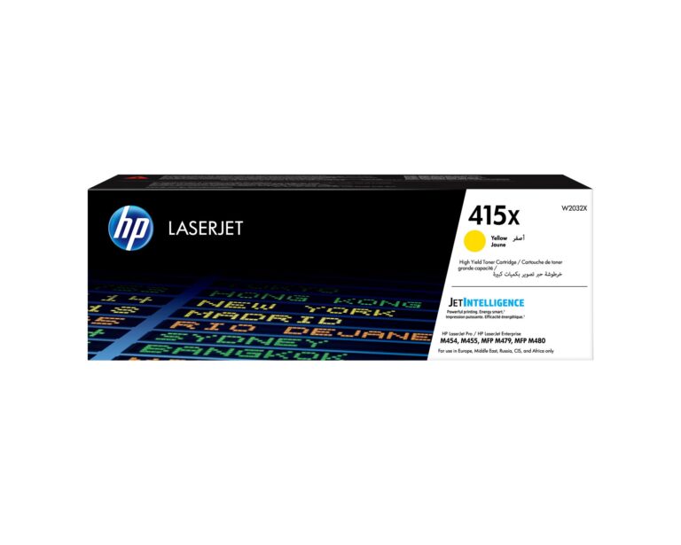 HP 415X High Yield Yellow Original LaserJet Toner Cartridge