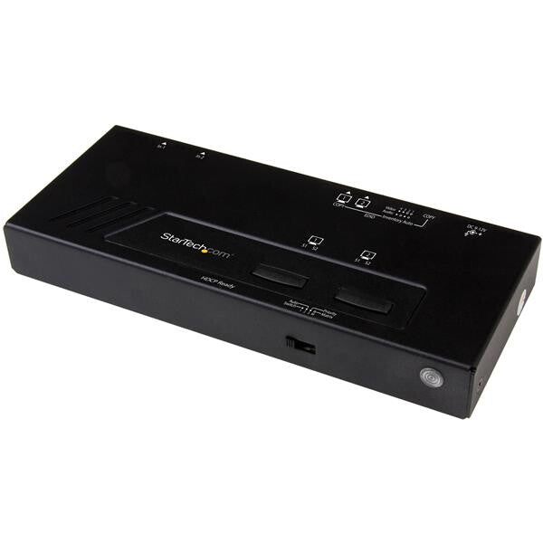StarTech.com 2×2 HDMI Matrix Switch – 4K with Fast Switching and Auto-Sensing – TAA