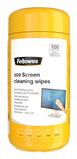 Fellowes 9970330 equipment cleansing kit LCD/LED/Plasma, LCD/TFT/Plasma Equipment cleansing wipes