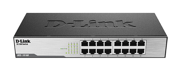D-Link 16-Port Fast Ethernet Unmanaged Desktop Switch