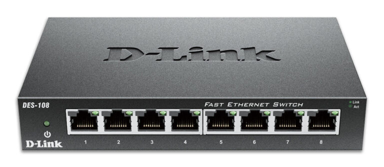 D-Link 8-Port Fast Ethernet Unmanaged Desktop Switch