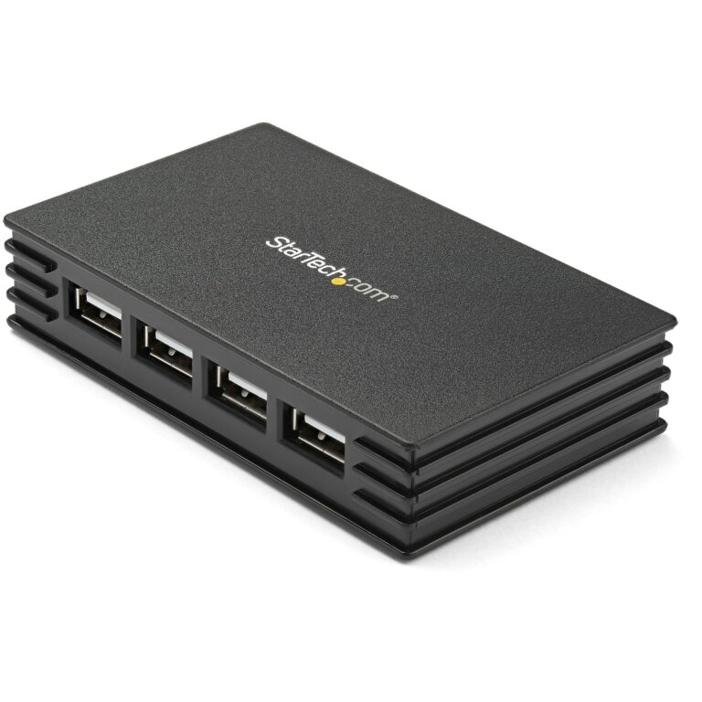 StarTech.com 4 Port Black USB 2.0 Hub – TAA