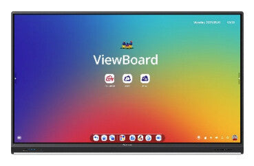 Viewsonic IFP7553 interactive whiteboard 189.2 cm (74.5″) 3840 x 2160 pixels Touchscreen Black