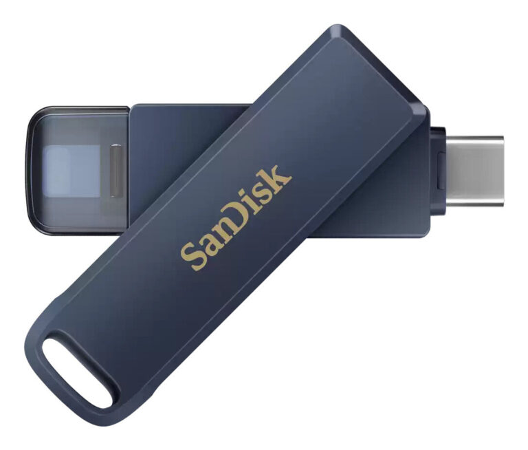 SanDisk iXpand USB flash drive 128 GB USB Type-C / Lightning 3.2 Gen 1 (3.1 Gen 1) Blue