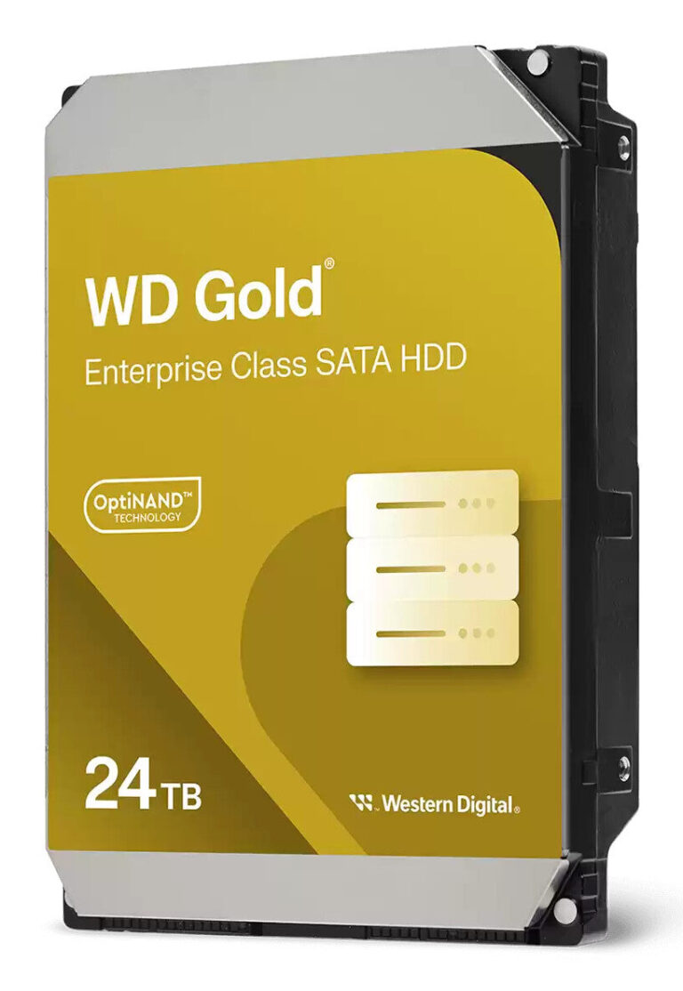 Western Digital Gold WD242KRYZ internal hard drive 24 TB 7200 RPM 512 MB 3.5″ Serial ATA III