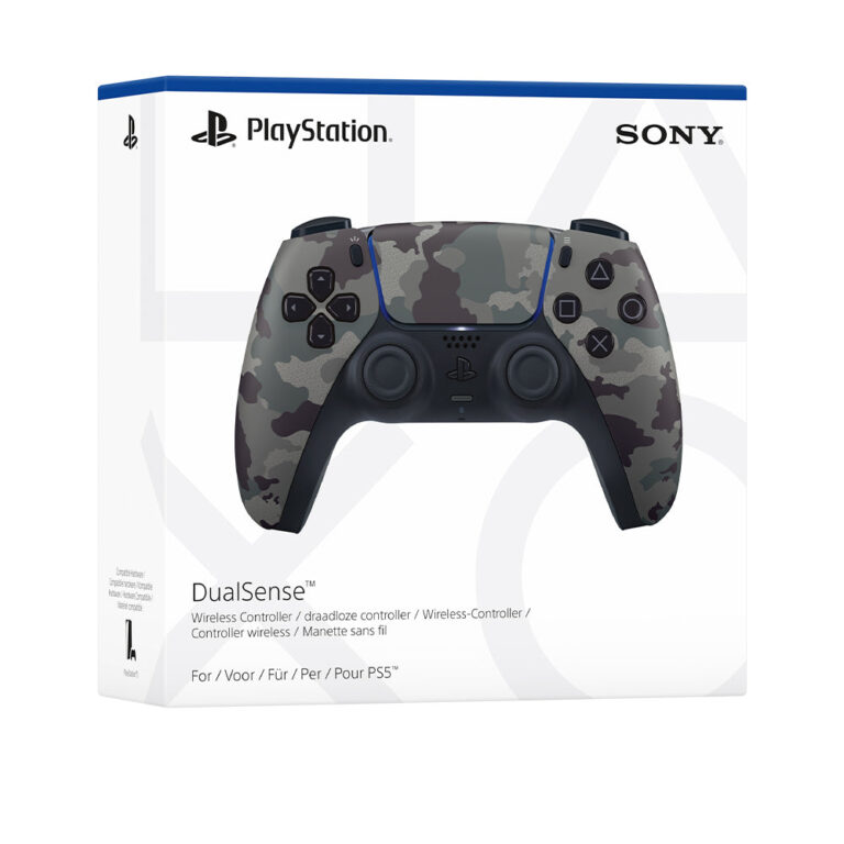 PlayStation 5 DualSense Wireless Controller – Grey Camouflage