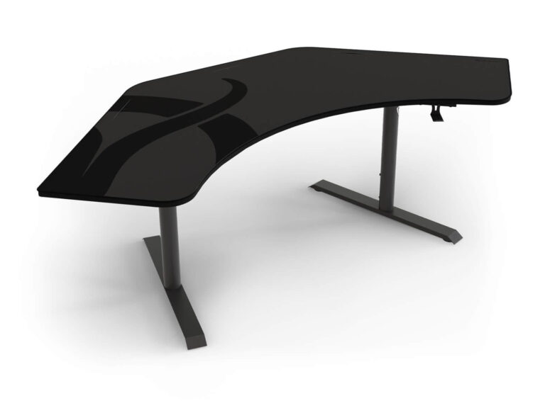 Arozzi Arena Angelo Gaming Desk – Gunmetal