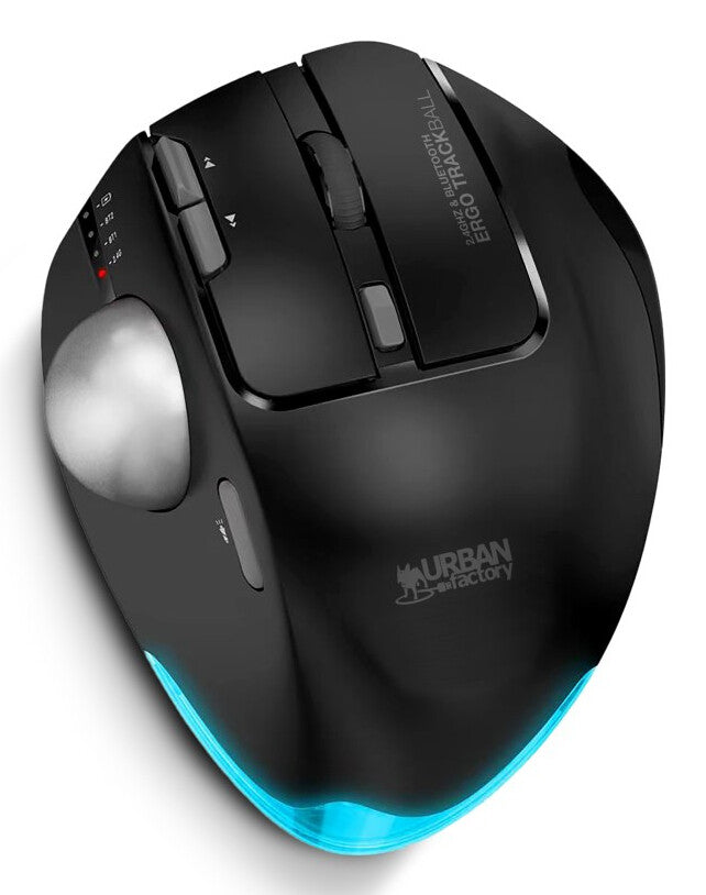 Urban Factory EMT01UF mouse Office Right-hand RF Wireless + Bluetooth 4800 DPI