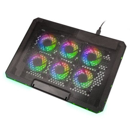 Kolink KL-F500 laptop cooling pad 43.9 cm (17.3″) 1900 RPM Black