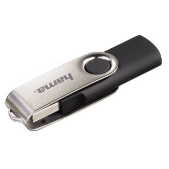 Hama Rotate USB flash drive 64 GB USB Type-A 2.0 Black, Silver