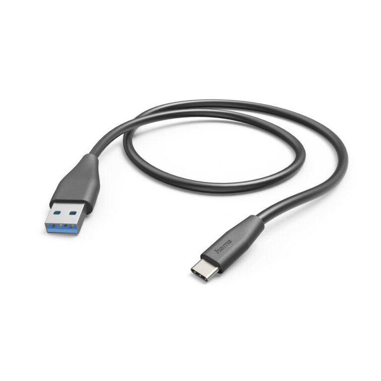 Hama 00201595 USB cable USB 2.0 1.5 m USB A USB C 0.48 Gbit/s Black