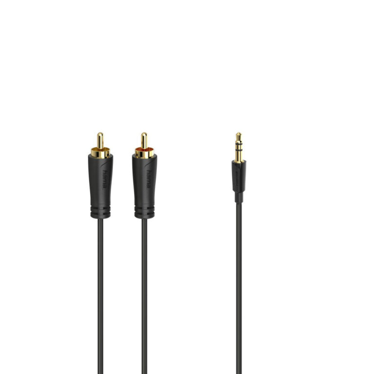 Hama 00205260 audio cable 1.5 m 3.5mm 2 x RCA Black