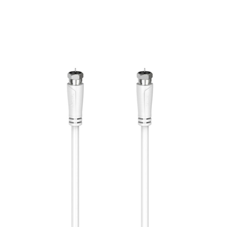 Hama 00205063 coaxial cable 1.5 m F White