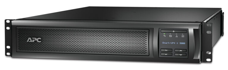 APC Smart-UPS X SMX3000RMHV2UNC – 3000VA, 8x C13, 1x C19 outlet, USB, expandable runtime, NMC