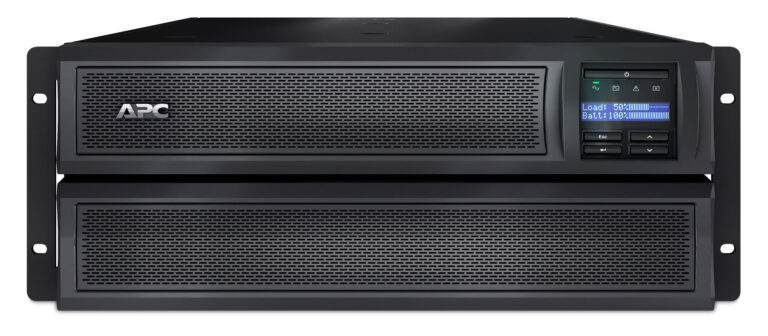 APC Smart-UPS X SMX3000HVNC – 3000VA, 8x C13 + 2x C19 outlet, USB, expandable runtime, short depth, NMC