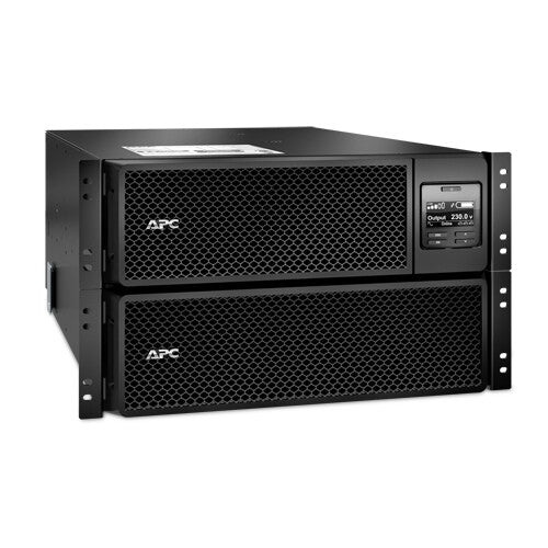 APC Smart-UPS On-Line SRT10KRMXLI – 10kW/VA, 6x C13 + 4x C19 + hardwire 1 phase output, rack mountable, Embedded NMC