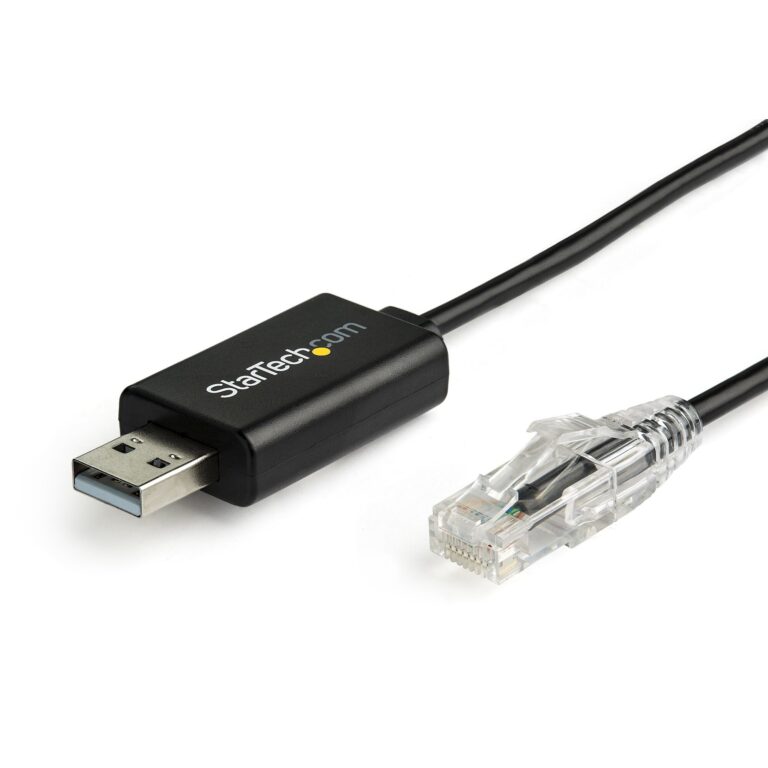 StarTech.com 6 ft. (1.8 m) Cisco USB Console Cable – USB to RJ45