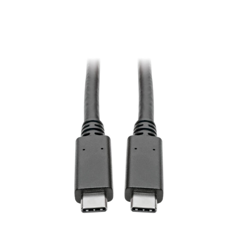 Tripp Lite U420-006 USB-C Cable (M/M) – USB 3.2, Gen 1 (5 Gbps), Thunderbolt 3 Compatible, 6 ft. (1.83 m)