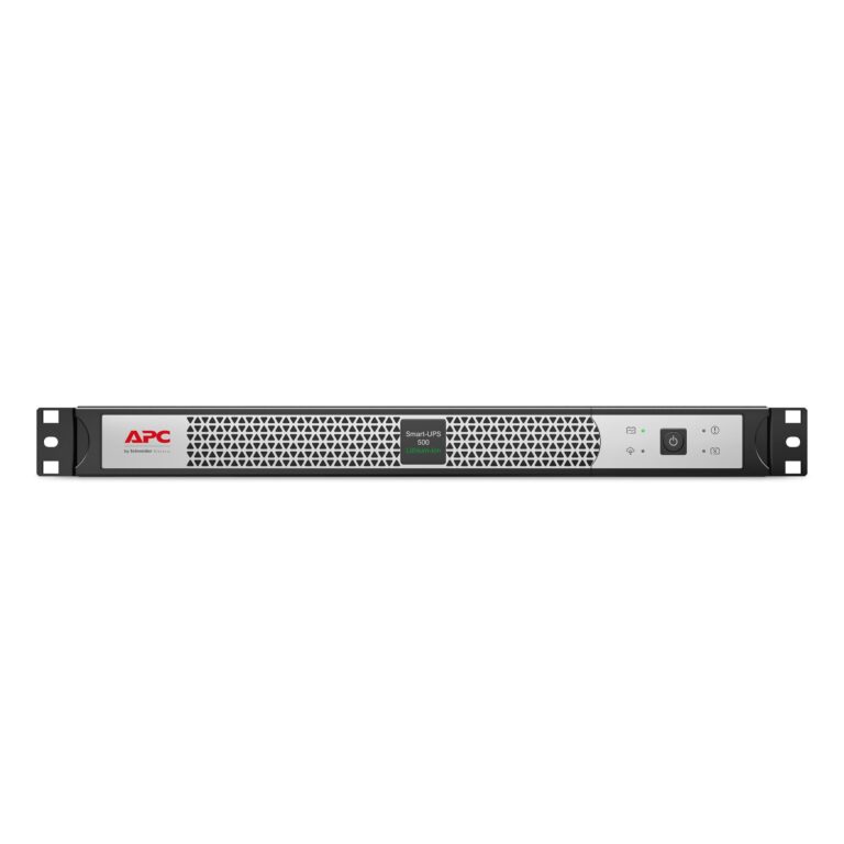 APC Smart-UPS Li-ion SCL500RMI1UC – 4x C13, short depth, Rack/tower/wall mount, SmartConnect, 500VA