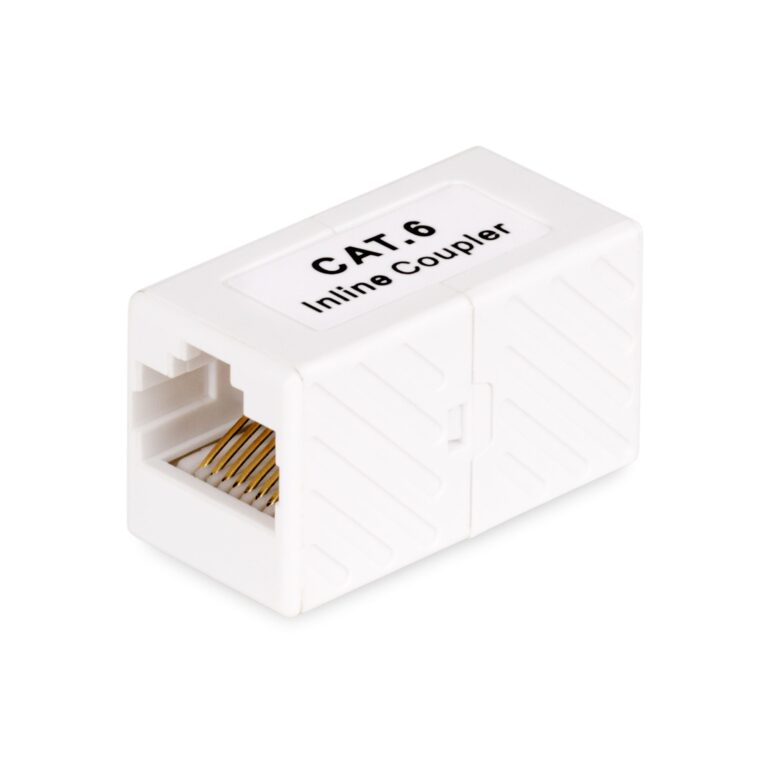 StarTech.com RJ45 Coupler, Inline Cat6 Coupler, Female to Female (F/F) T568B Connector, Unshielded Ethernet Cable Extension