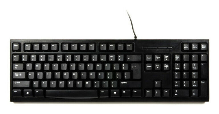 Port Designs 900753-UK keyboard Universal USB QWERTY UK English Black