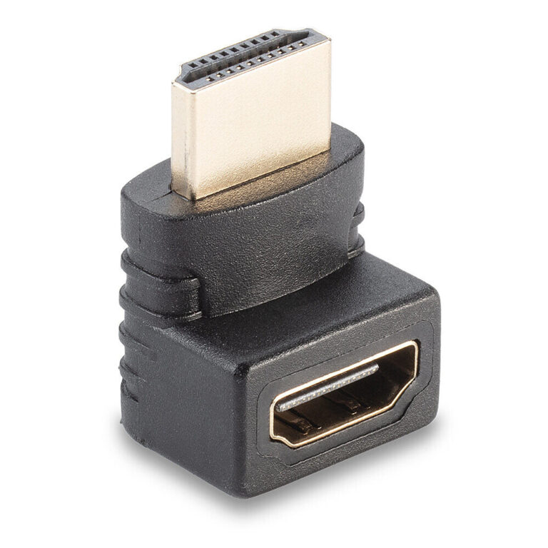 Lindy HDMI Female to HDMI Male 90 Degree Right Angle Adapter – Up