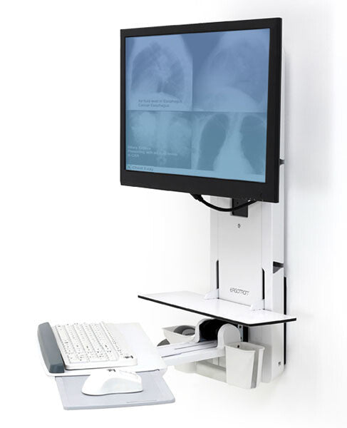 Ergotron 61-080-062 monitor mount / stand 61 cm (24″) Wall White