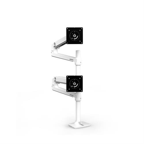 Ergotron LX Series LX Dual Stacking Arm 101.6 cm (40″) Desk White