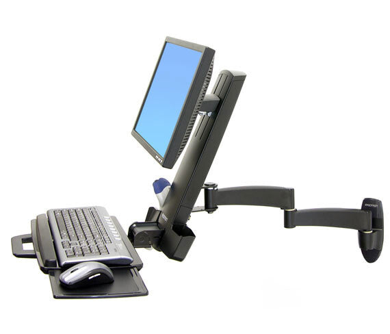 Ergotron 200 Series Combo Arm 61 cm (24″) Wall Black