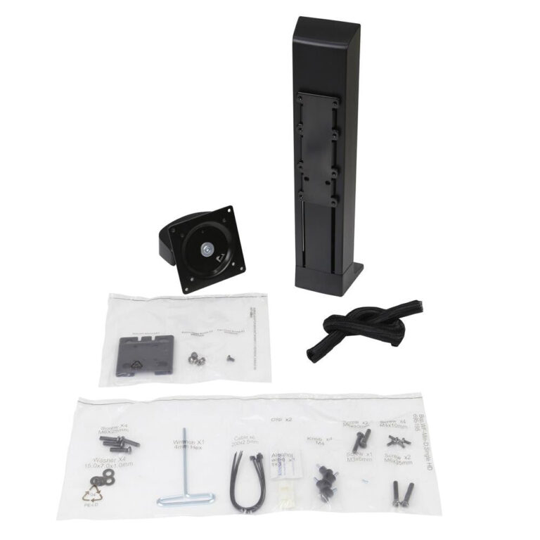 Ergotron WorkFit 97-935-085 monitor mount / stand 61 cm (24″) Desk Black