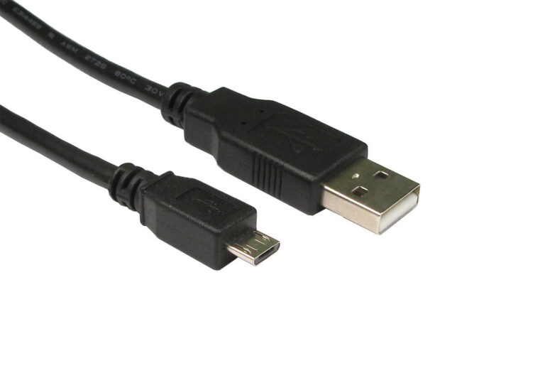 Cables Direct CDL-160 USB cable USB 2.0 1.8 m USB A Micro-USB B Black