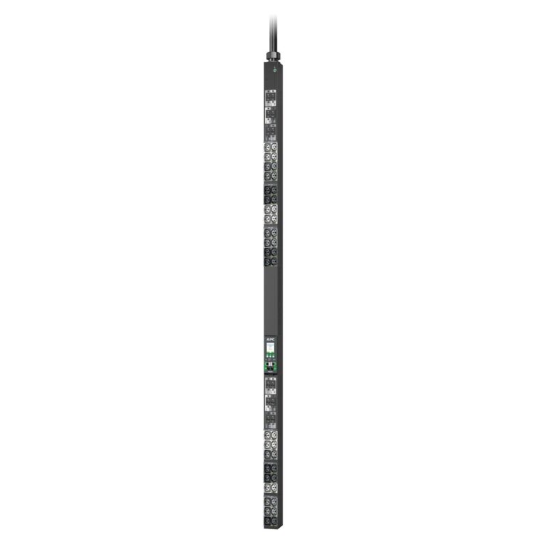 APC NetShelter Rack PDU Advanced, Switched Metered Outlet, 3Phase, 43.5kW 400V 63A or 34.6kW 415V 60A, 42 Outlets, IEC309