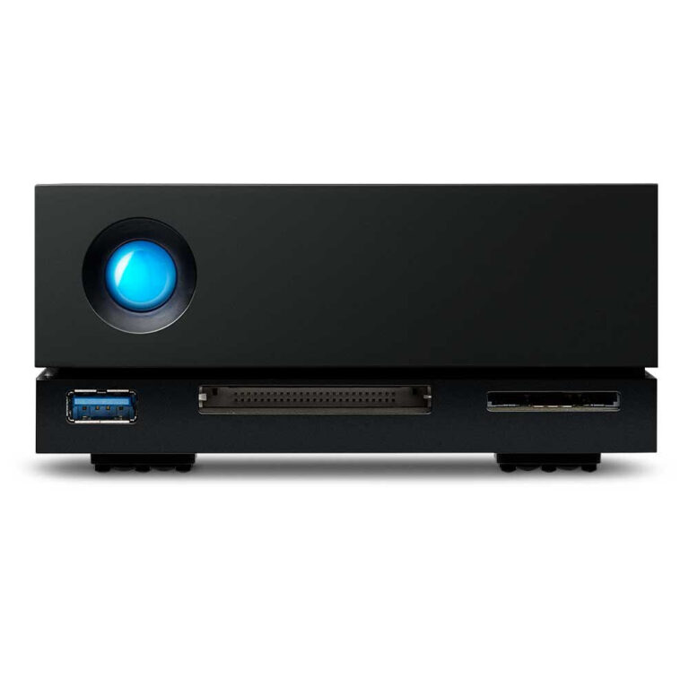 LaCie 1big Dock external hard drive 16 TB 7200 RPM 3.5″ USB Type-A 3.2 Gen 1 (3.1 Gen 1) Black