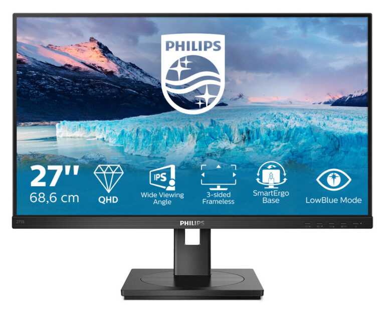 Philips S Line 27″ QHD Monitor (275S1AE/00)