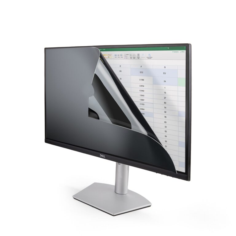 StarTech.com Monitor Privacy Screen for 24 inch PC Display – Computer Screen Security Filter – Blue Light Reducing Screen Protector Film – 16:9 – TAA