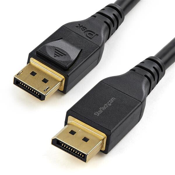 StarTech.com 13ft (4m) VESA Certified DisplayPort 1.4 Cable, 8K 60Hz HBR3 HDR, UHD DisplayPort to DisplayPort Monitor Cord, Ultra HD 4K 120Hz DP 1.4