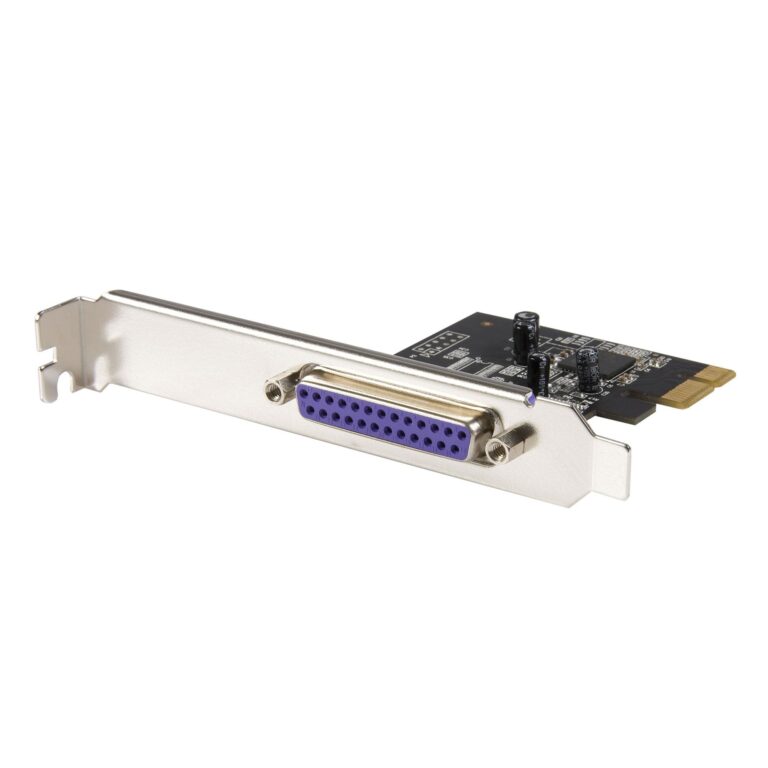 StarTech.com 1-Port Parallel PCIe Card – PCI Express to Parallel DB25 Adapter Card – Desktop Expansion LPT Controller for – Standard/Low Profile