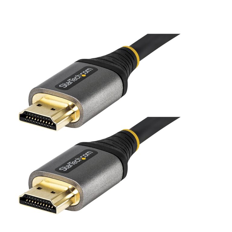 StarTech.com 16.4ft (5m) HDMI 2.1 Cable 8K – Certified Ultra High Speed HDMI Cable 48Gbps – 8K 60Hz/4K 120Hz HDR10+ eARC – – Flexible TPE Jacket