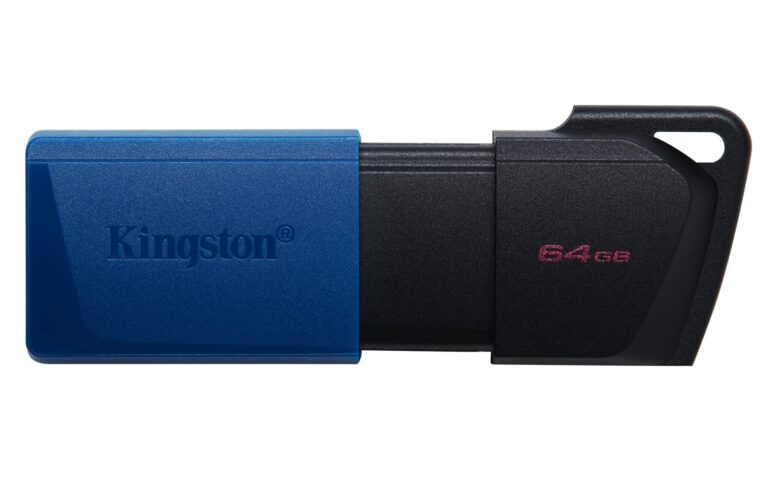 Kingston Technology DataTraveler 64GB USB3.2 Gen 1 Exodia M (Black + Blue) – 2 Pieces