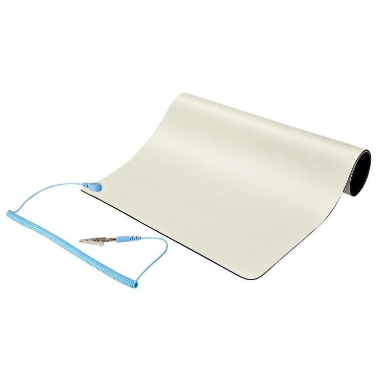 StarTech.com Anti Static Mat, ESD Mat for Electronics Repair, Anti Static Table/Desk Mat w/Detachable Grounding Wire, ANSI/ESD S 4.1, Flexible – TAA