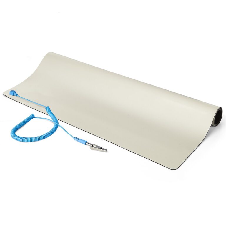 StarTech.com Anti Static Mat, ESD Mat for Electronics Repair, Anti Static Table/Desk Mat w/Detachable Grounding Wire, ANSI/ESD S 4.1, Flexible – TAA
