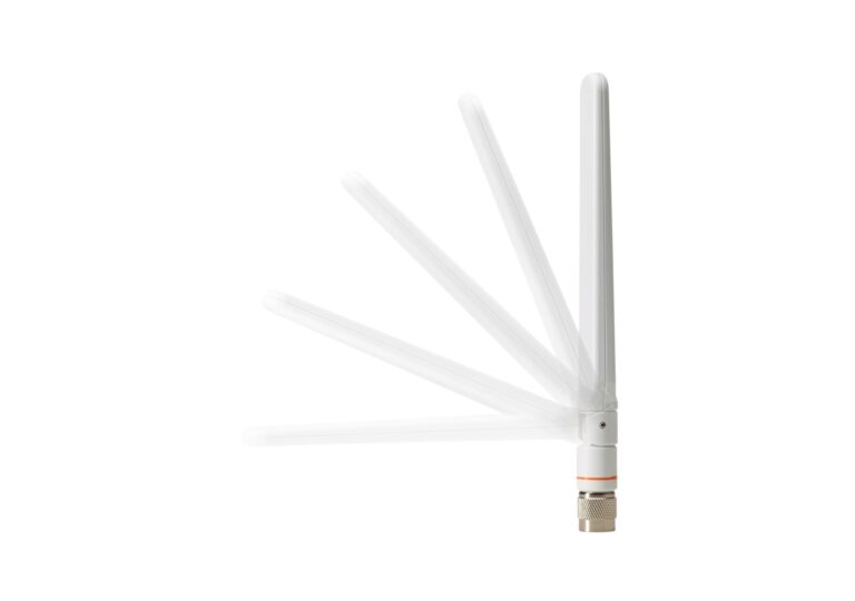 Cisco Aironet Dual-Band Omnidirectional Wi-Fi Antenna, 2 dBi (2.4 GHz)/4 dBi (5 GHz), White Dipole (1 Port), RP-TNC Connector, 1-Year Limited
