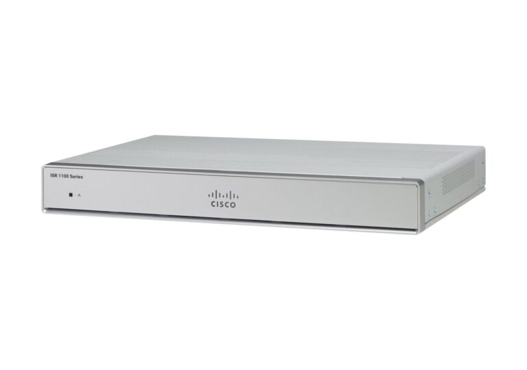 Cisco C1111-4P Integrated Services Router with 4-Gigabit Ethernet (GbE) Dual Ports, GE WAN Ethernet Router, 1-Year Limited Hardware Warranty