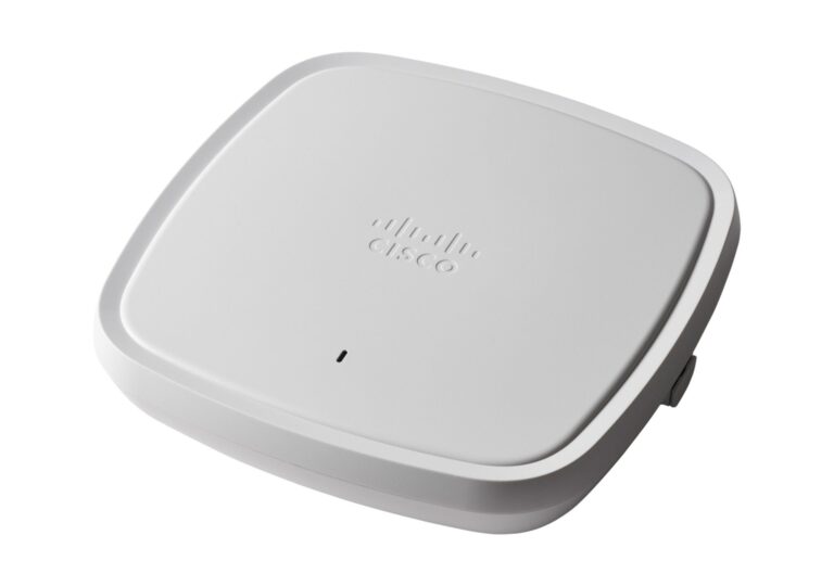 Cisco Catalyst 9105AXI-E Wireless Access Point, Wi-Fi 6, 2×2 MU-MIMO, Controller Managed, PoE, Internal antenna, Ceiling or Desk Mount (C9105AXI-E)