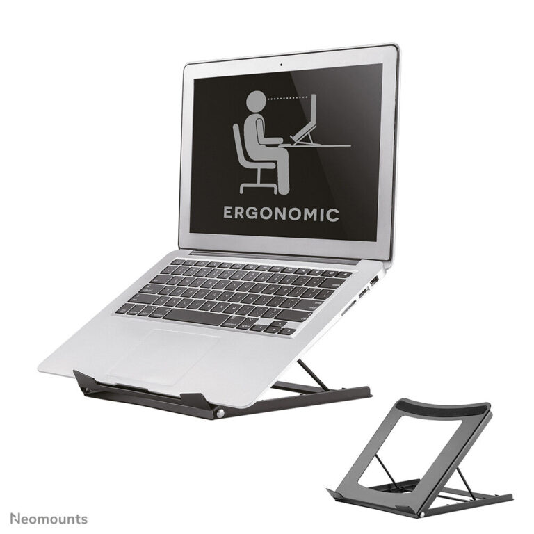Neomounts NSLS075BLACK Laptop stand 10-16″ – foldable – compact – universal