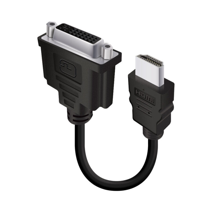 ALOGIC 15cm HDMI (M) to DVI-D (F) Adapter Cable – Male to Female