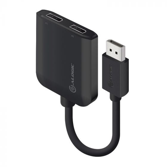 ALOGIC DisplayPort to Dual DisplayPort 1.2 Adapter – 4K – 30 Hz