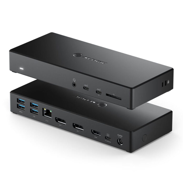 ALOGIC USB-C Triple Display DP Alt. Mode Docking Station – MA3 with 100W Power Delivery – 2 x DP and 1 x HDMI with up to 4K 60Hz Support